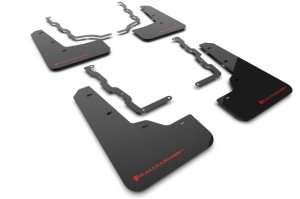 Ford Puma ST Mud Flap - Front + Rear - Rally Armor - Black with Red Logo - Black - `20-`25 Ford Puma ST Mud Flap - Front + Rear - Rally Armor - Black with Red Logo - Black - `20-`25